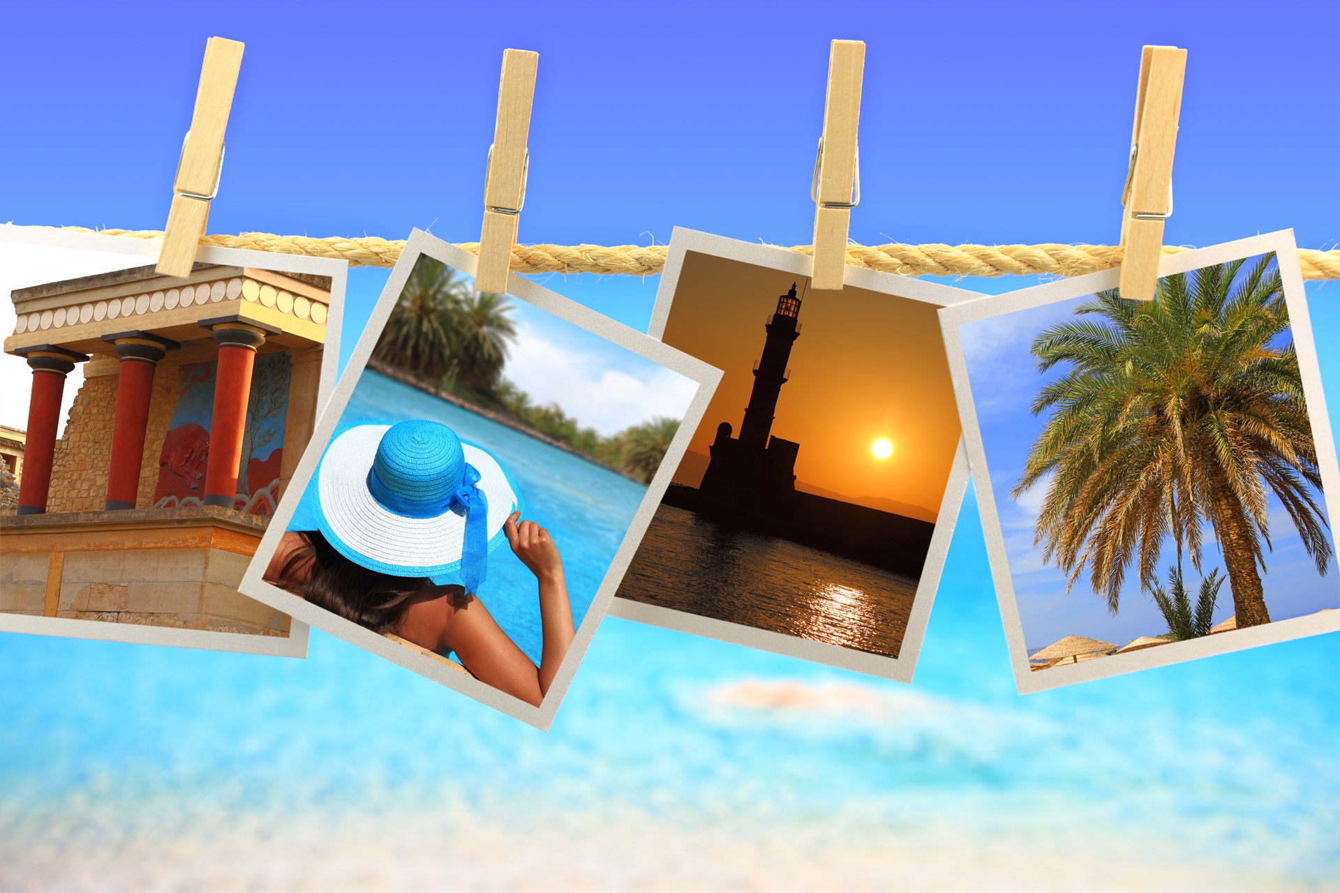 Urlaubsbilder mit Strand und Palmen | Transfer Antalya Belek